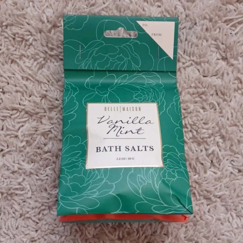 NWT Bath Salts 5pk by Belle Maison